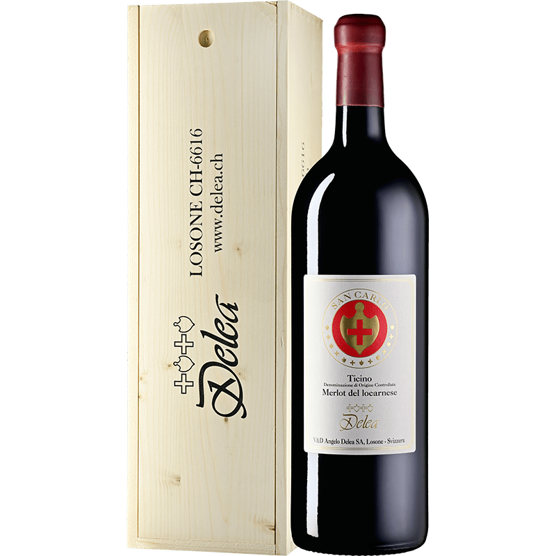 DELEA Rossi 500 cl / 2018 San Carlo Merlot del Locarnese Ticino DOC