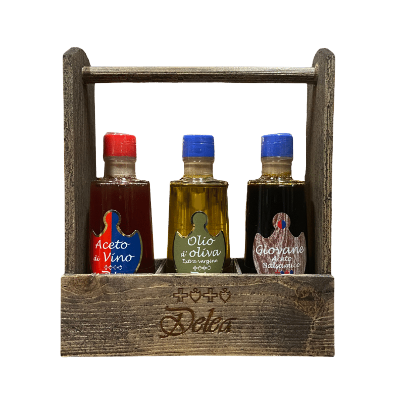 DELEA Idee Regalo Set olio e aceto Delea
