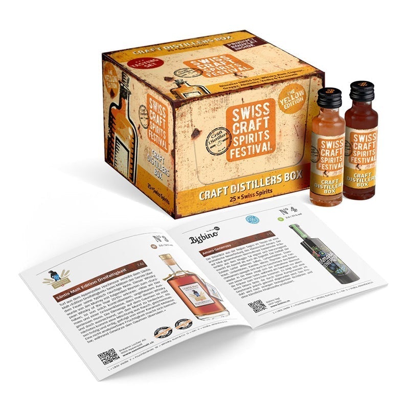 SWISS CRAFT DISTILLERS Distillati Swiss Craft Distillers Box &quot;Yellow Edition&quot;