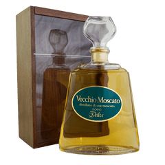 DELEA Distillati 70 cl / Caraffa con Cofanetto Vecchio Moscato distillato Ticinese di uva Moscato