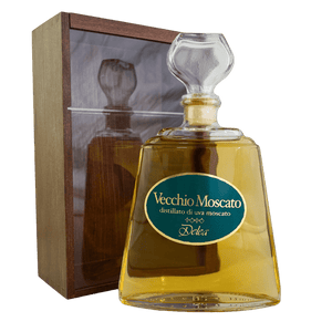 DELEA Distillati 70 cl / Caraffa con Cofanetto Vecchio Moscato distillato Ticinese di uva Moscato