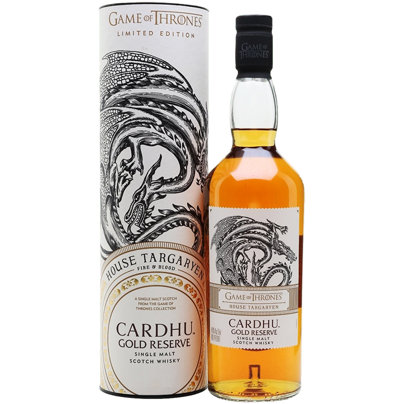 Whisky Game of Thrones Cardhu Gold Reserve House Targaryen
